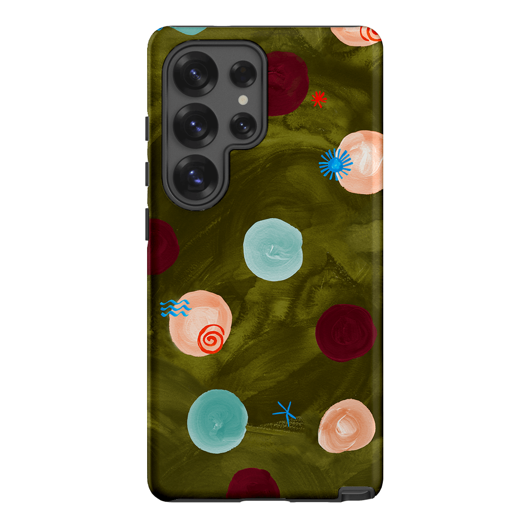 Olive Spot Printed Phone Cases Samsung Galaxy S25 Ultra / Armoured by Charlie Taylor - The Dairy