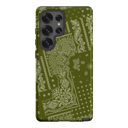 Paisley Fern Printed Phone Cases Samsung Galaxy S25 Ultra / Armoured by The Dairy - The Dairy