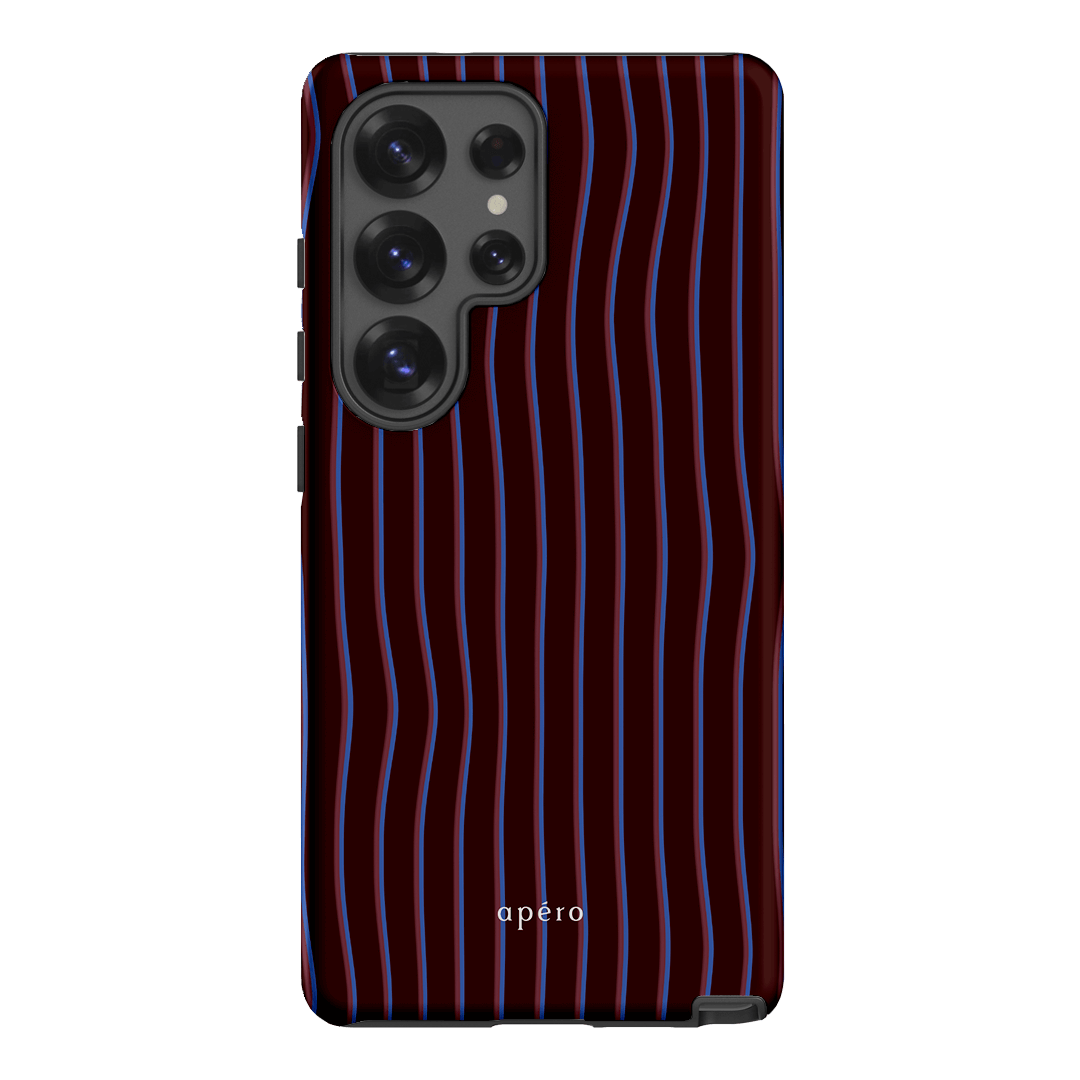 Panama Burgundy Printed Phone Cases Samsung Galaxy S25 Ultra / Armoured by Apero - The Dairy