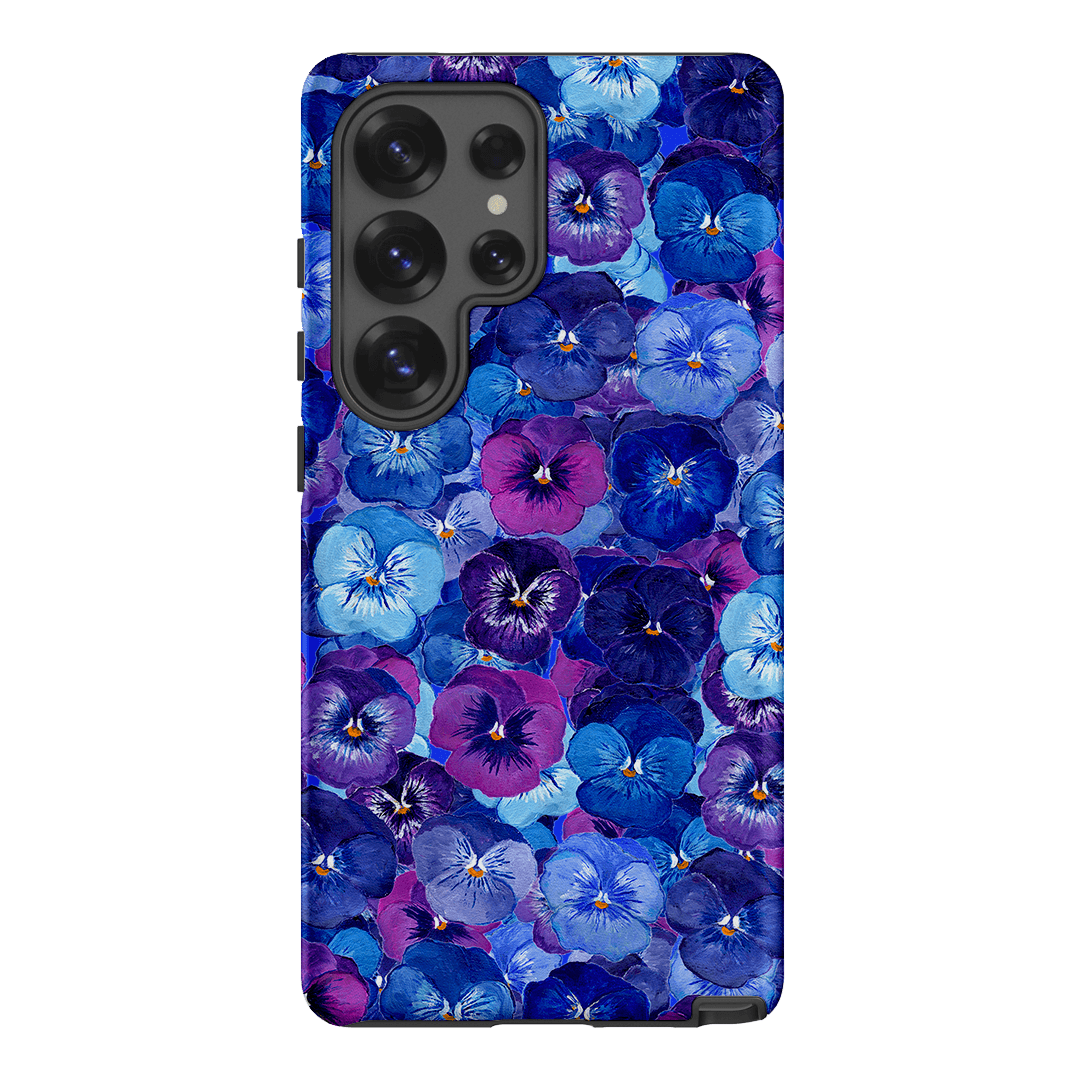 Pansy Jumble Printed Phone Cases Samsung Galaxy S25 Ultra / Armoured by Kayla Henley - The Dairy