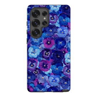 Pansy Jumble Printed Phone Cases Samsung Galaxy S25 Ultra / Armoured by Kayla Henley - The Dairy