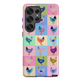 Pastel Chickens Printed Phone Cases Samsung Galaxy S25 Ultra / Armoured by Kayla Henley - The Dairy