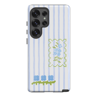 Patchwork Blue Printed Phone Cases Samsung Galaxy S25 Ultra / Armoured by Kayla Carr - The Dairy