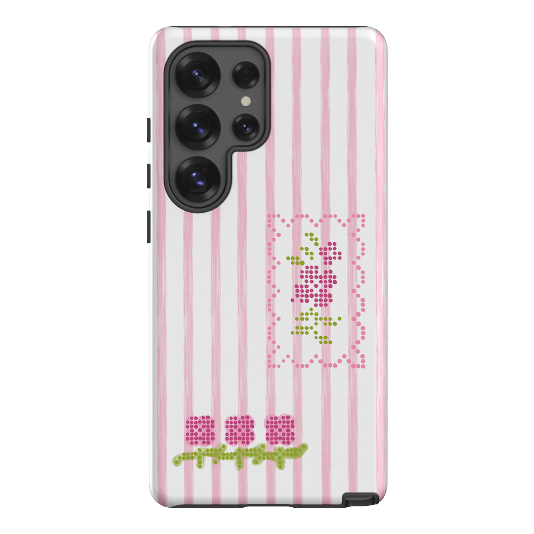 Patchwork Pink Printed Phone Cases Samsung Galaxy S25 Ultra / Armoured by Kayla Carr - The Dairy