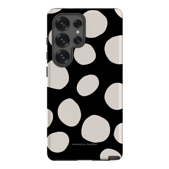 Pebbles Noir Printed Phone Cases Samsung Galaxy S25 Ultra / Armoured by Veronica Tucker - The Dairy