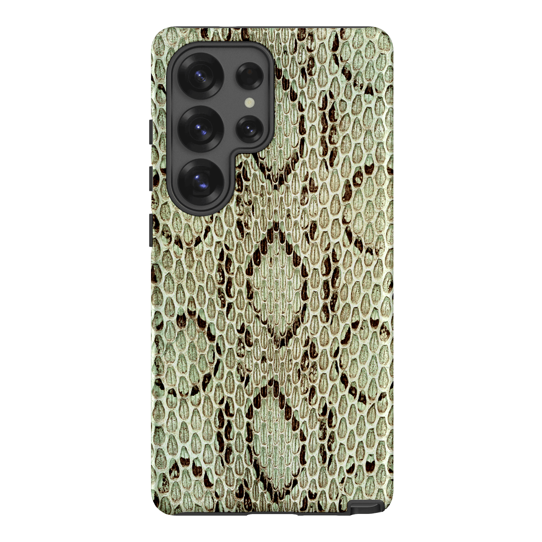 Pistachio Python Printed Phone Cases Samsung Galaxy S25 Ultra / Armoured by The Dairy - The Dairy