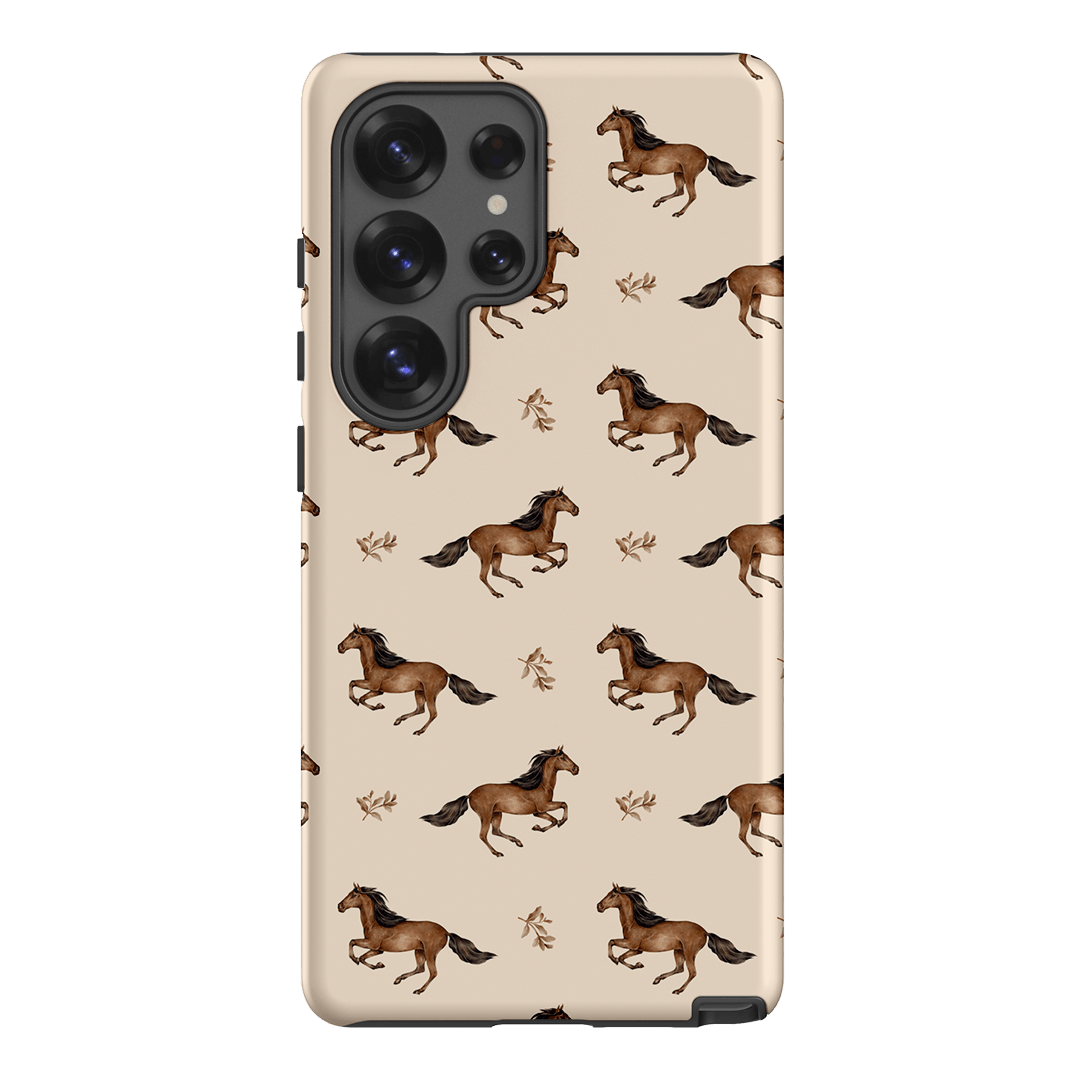 Running Horse Printed Phone Cases Samsung Galaxy S25 Ultra / Armoured by Kasiags Art - The Dairy
