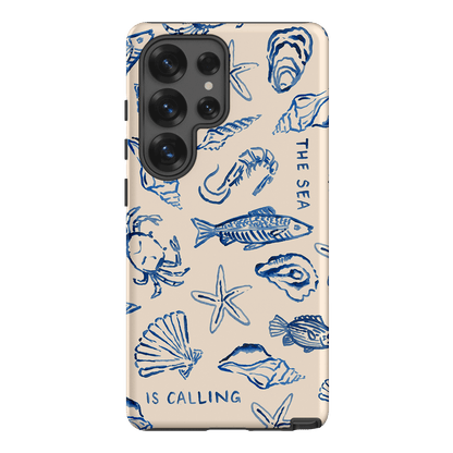 Sea Call Printed Phone Cases Samsung Galaxy S25 Ultra / Armoured by Cass Deller - The Dairy