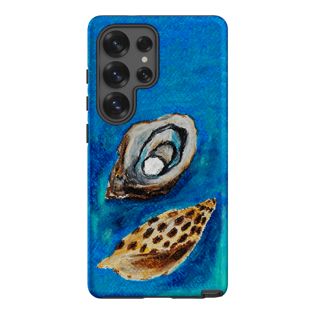 Sea Shells Printed Phone Cases Samsung Galaxy S25 Ultra / Armoured by Lisa Hu - The Dairy
