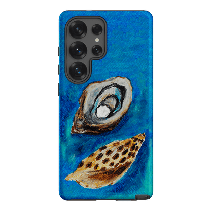 Sea Shells Printed Phone Cases Samsung Galaxy S25 Ultra / Armoured by Lisa Hu - The Dairy