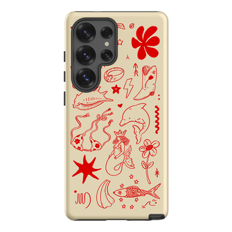 Spiced Cowboy Cream Printed Phone Cases Samsung Galaxy S25 Ultra / Armoured by Easty Beasty - The Dairy