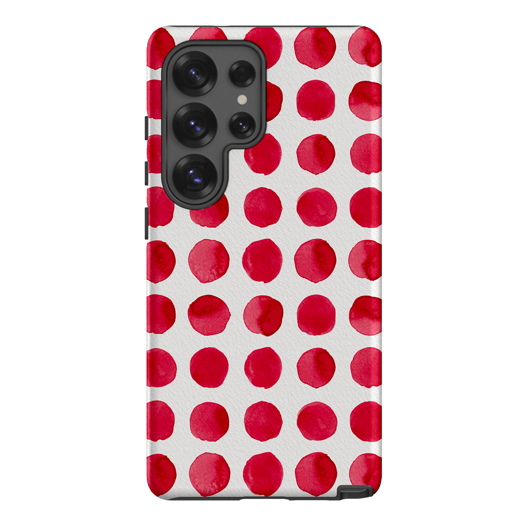 Spots in Red Printed Phone Cases by The Dairy - The Dairy