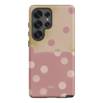 Strawberry Polka Dot Printed Phone Cases Samsung Galaxy S25 Ultra / Armoured by Jasmine Dowling - The Dairy