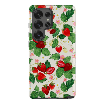 Strawberry Patch Printed Phone Cases Samsung Galaxy S25 Ultra / Armoured by Ellie Mae - The Dairy