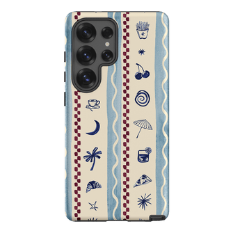 Summer Snacks Blue Printed Phone Cases Samsung Galaxy S25 Ultra / Armoured by Charlie Taylor - The Dairy