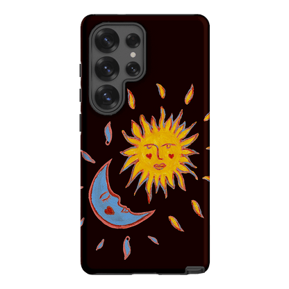 Sun & Moon Plum Printed Phone Cases Samsung Galaxy S25 Ultra / Armoured by BG. Studio - The Dairy