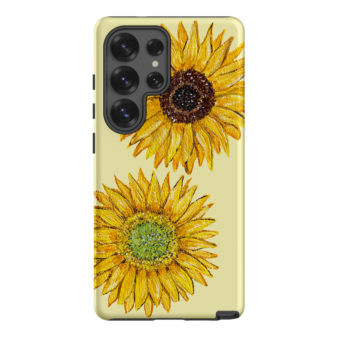 Sunflower Yellow Printed Phone Cases Samsung Galaxy S25 Ultra / Armoured by BG. Studio - The Dairy