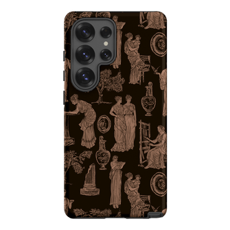 Symposium Burnt Umber Printed Phone Cases Samsung Galaxy S25 Ultra / Armoured by Veronica Tucker - The Dairy