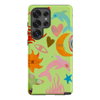 Tattoos Green Printed Phone Cases Samsung Galaxy S25 Ultra / Armoured by Kate Eliza - The Dairy