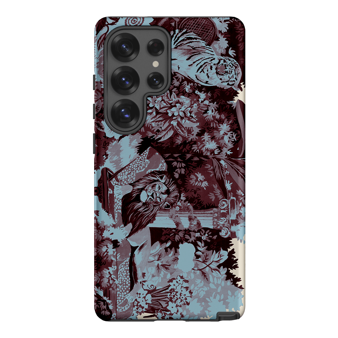Tippi Blue Printed Phone Cases Samsung Galaxy S25 Ultra / Armoured by Desmond & Dempsey - The Dairy