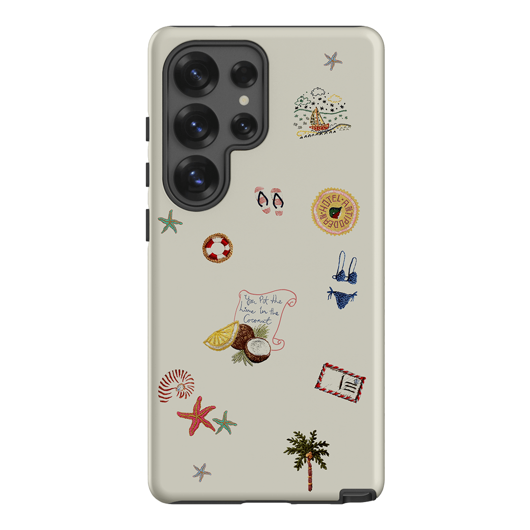 Vacay All Day Cream Printed Phone Cases by Antipodean - The Dairy
