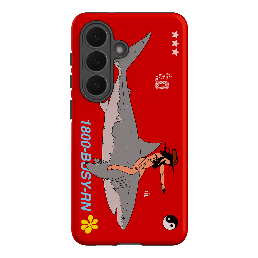 1800-Busy Rn in Red Printed Phone Cases Samsung Galaxy S26 / Armoured by Easty Beasty - The Dairy