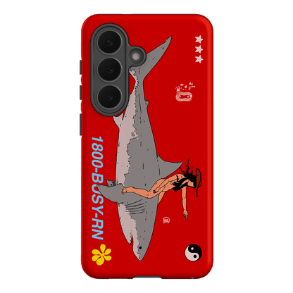 1800-Busy Rn in Red Printed Phone Cases Samsung Galaxy S26 / Armoured by Easty Beasty - The Dairy