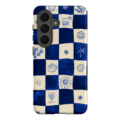 Afternoon Mezze Azure Printed Phone Cases Samsung Galaxy S26 / Armoured by Charlie Taylor - The Dairy