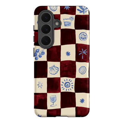 Afternoon Mezze Maroon Printed Phone Cases Samsung Galaxy S26 / Armoured by Charlie Taylor - The Dairy