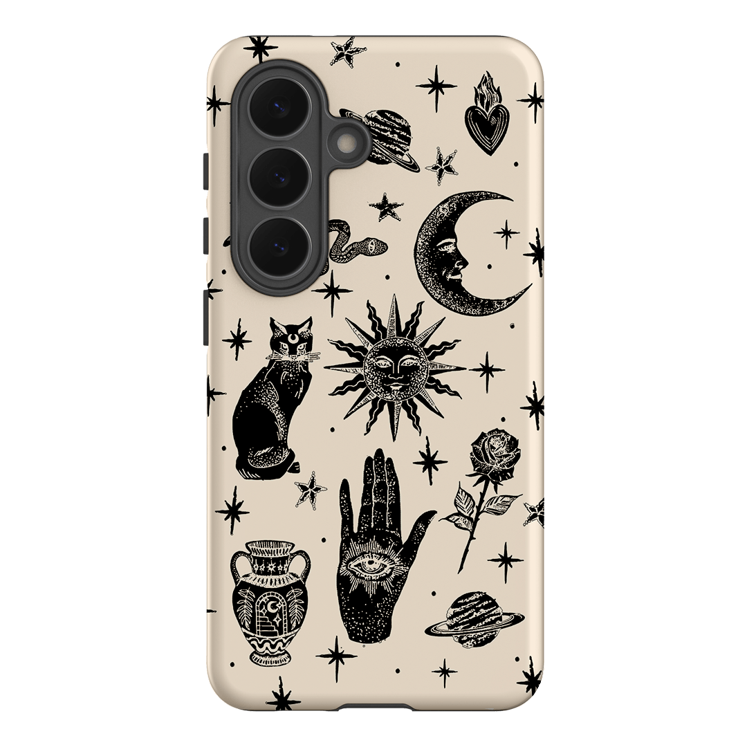 Astro Flash Beige Printed Phone Cases Samsung Galaxy S26 / Armoured by Veronica Tucker - The Dairy