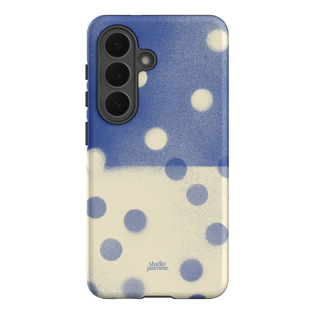 Bleu Polka Dot Printed Phone Cases Samsung Galaxy S26 / Armoured by Jasmine Dowling - The Dairy