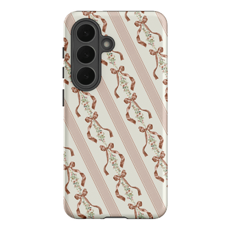 Bow Stripe Printed Phone Cases Samsung Galaxy S26 / Armoured by Veronica Tucker - The Dairy