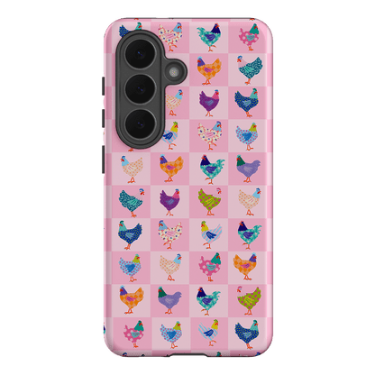 Checkered Chickens Printed Phone Cases Samsung Galaxy S26 / Armoured by Kayla Henley - The Dairy
