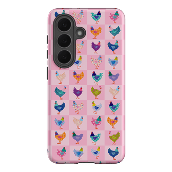 Checkered Chickens Printed Phone Cases Samsung Galaxy S26 / Armoured by Kayla Henley - The Dairy