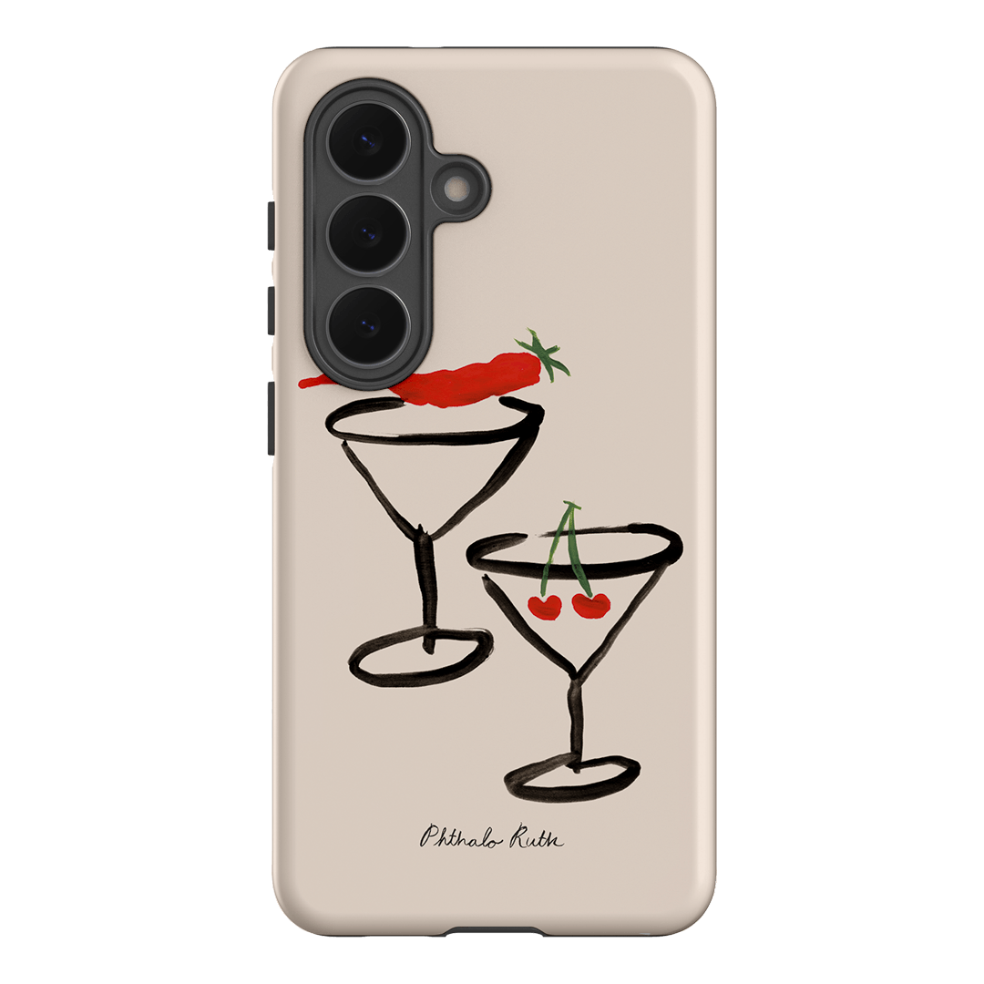 Chili Cherry Printed Phone Cases Samsung Galaxy S26 / Armoured by Phthalo Ruth - The Dairy