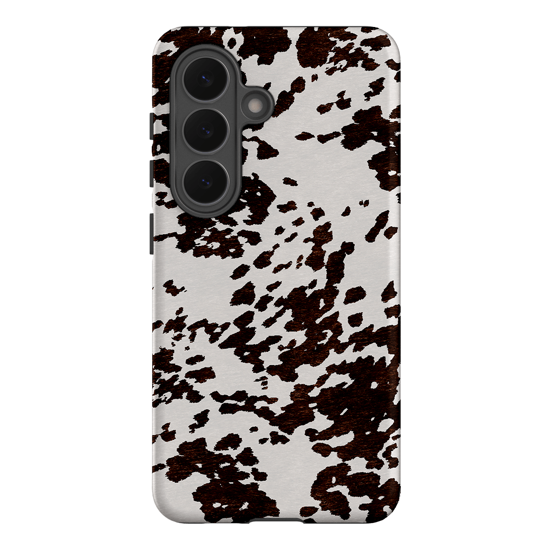 Cowhide Charm Printed Phone Cases Samsung Galaxy S26 / Armoured by The Dairy - The Dairy