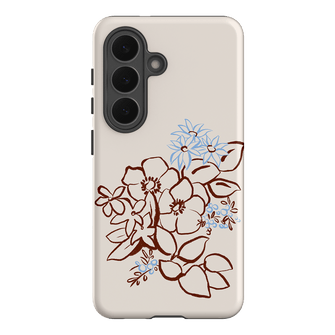 Cream Posy Printed Phone Cases Samsung Galaxy S26 / Armoured by Typoflora - The Dairy
