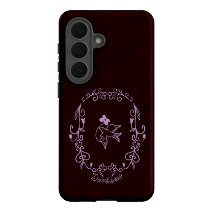 Darling Burgundy Printed Phone Cases by The Dairy - The Dairy