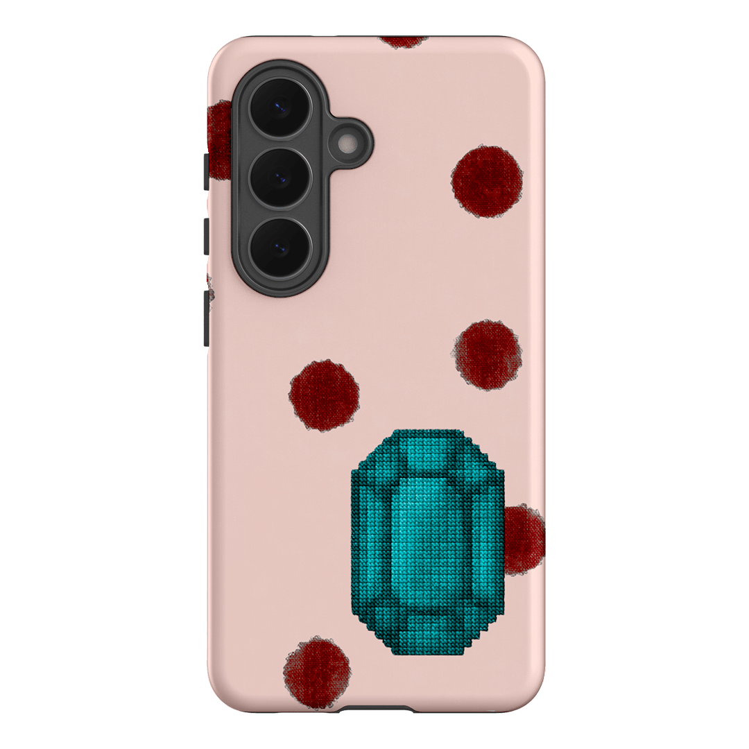 December Turquoise Printed Phone Cases Samsung Galaxy S26 / Armoured by Joiana - The Dairy