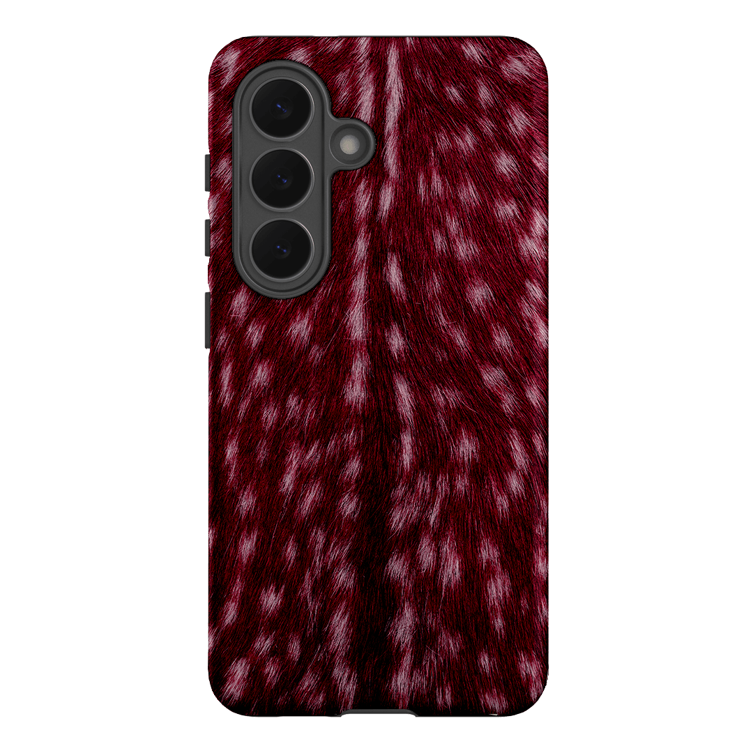 Fawn Burgundy Printed Phone Cases Samsung Galaxy S26 / Armoured by The Dairy - The Dairy