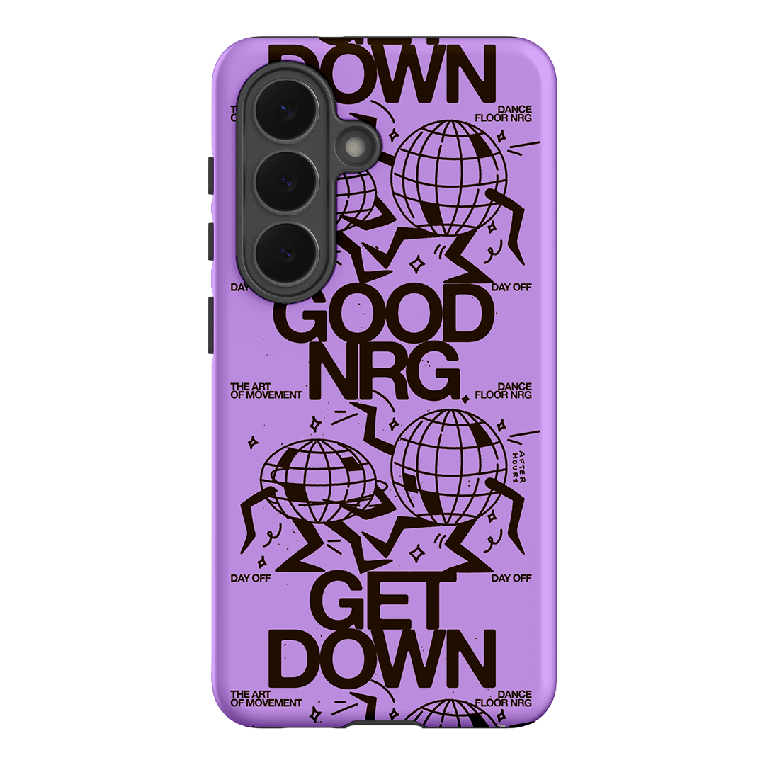 Good Energy in Purple Printed Phone Cases Samsung Galaxy S26 / Armoured by After Hours - The Dairy