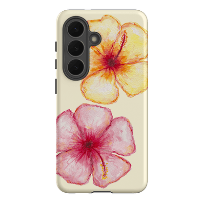 Hibiscus Flower Yellow Printed Phone Cases Samsung Galaxy S26 / Armoured by BG. Studio - The Dairy