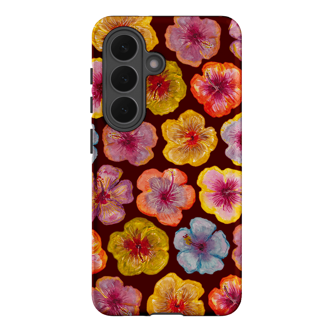 Hibiscus Holiday Rouge Printed Phone Cases Samsung Galaxy S26 / Armoured by BG. Studio - The Dairy
