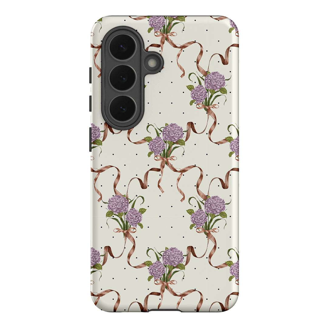 Hydrangea Ribbon Printed Phone Cases Samsung Galaxy S26 / Armoured by Veronica Tucker - The Dairy