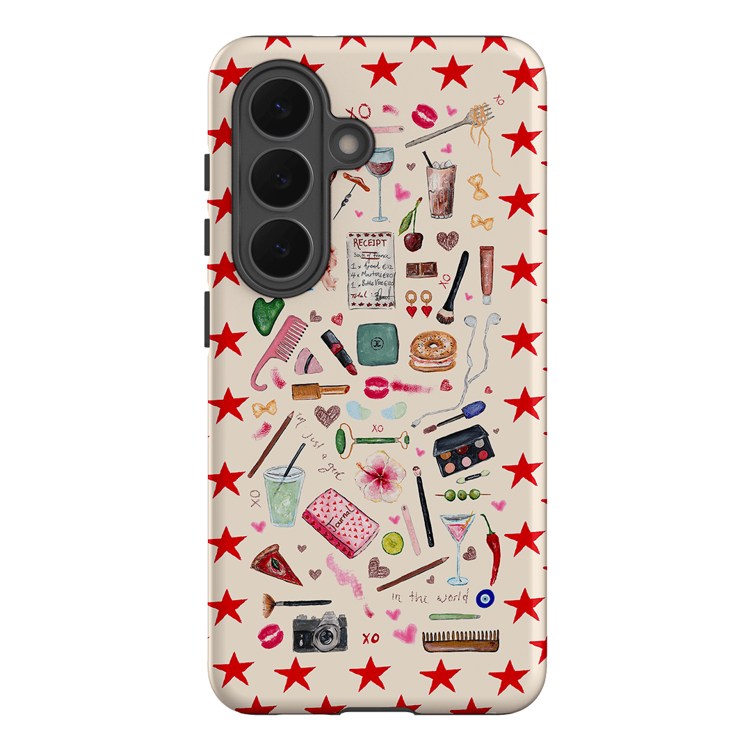 Just A Girl Printed Phone Cases Samsung Galaxy S26 / Armoured by BG. Studio - The Dairy
