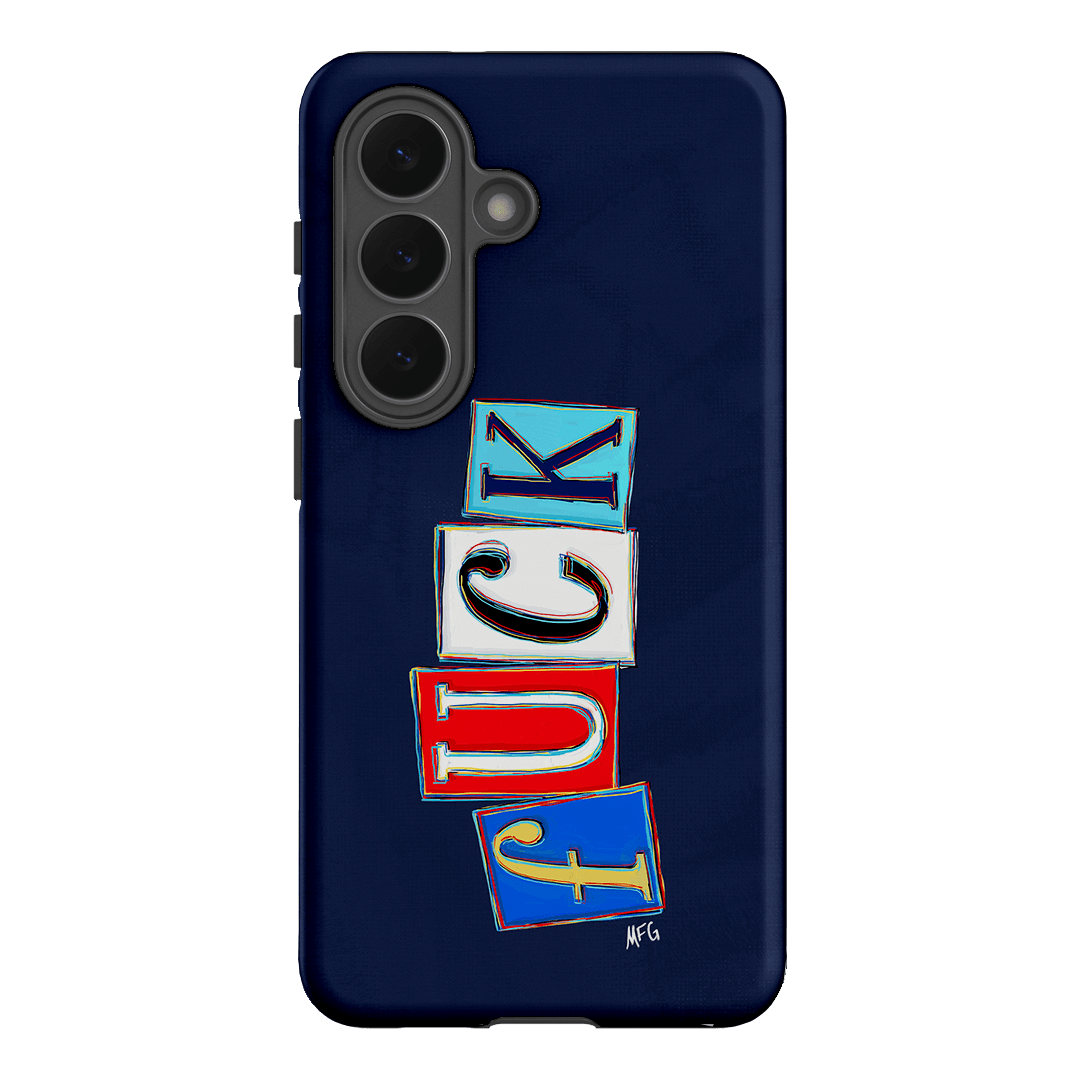 Lil Fcks Blue Printed Phone Cases Samsung Galaxy S26 / Armoured by Margarbs Art - The Dairy