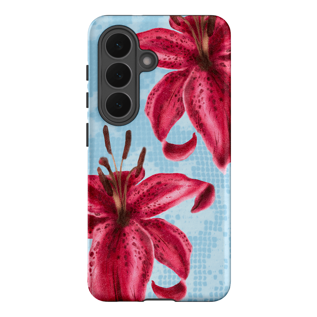 Lillies Printed Phone Cases Samsung Galaxy S26 / Armoured by Sally Hungerford - The Dairy