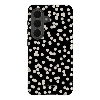 Mini Confetti Noir Printed Phone Cases Samsung Galaxy S26 / Armoured by Veronica Tucker - The Dairy