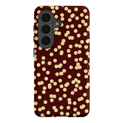 Mini Confetti Burgundy Butter Printed Phone Cases Samsung Galaxy S26 / Armoured by Veronica Tucker - The Dairy