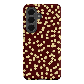 Mini Confetti Burgundy Butter Printed Phone Cases Samsung Galaxy S26 / Armoured by Veronica Tucker - The Dairy